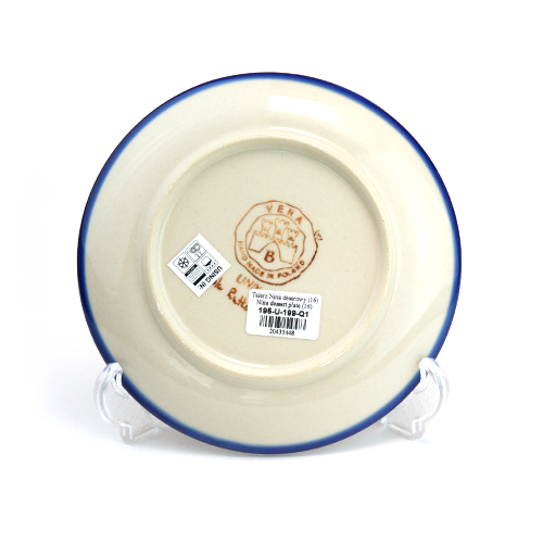 ポーランド陶器　平皿φ17cm