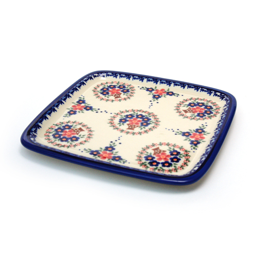 長方形盛皿Sポーリッシュポタリー(ポーランド食器)