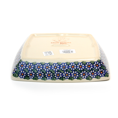角皿・20×20cmポーリッシュポタリー(ポーランド食器)