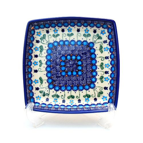 ポーランド陶器　スクエアプレート