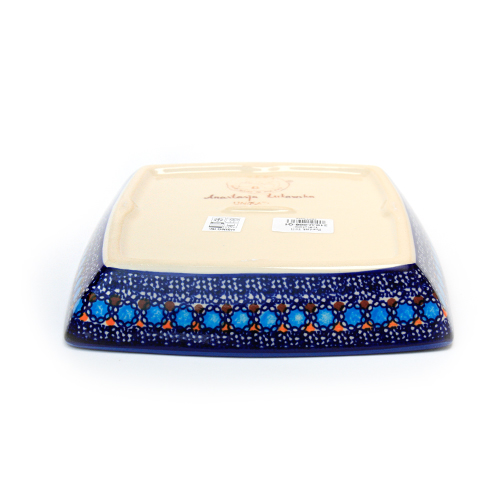 ポーランド陶器　スクエアプレート