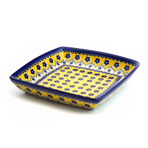 ポーランド陶器　タフィー皿