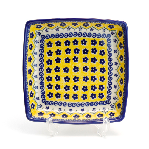 ポーランド陶器　タフィー皿