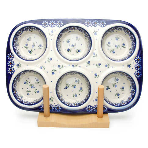 ポーランド陶器　マフィン型