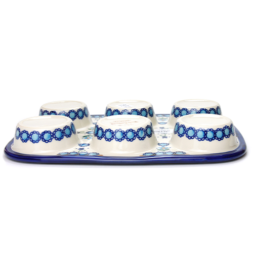 マフィン型・ポーリッシュポタリー(ポーランド食器)