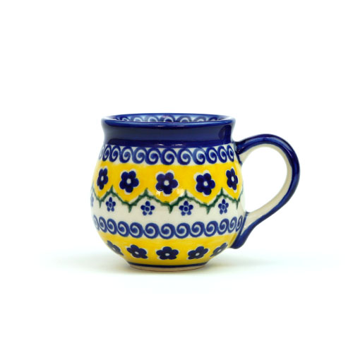 ポーランド陶器　ポーリッシュマグ・小