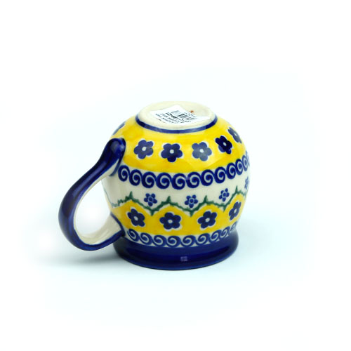 ポーランド陶器　ポーリッシュマグ・小