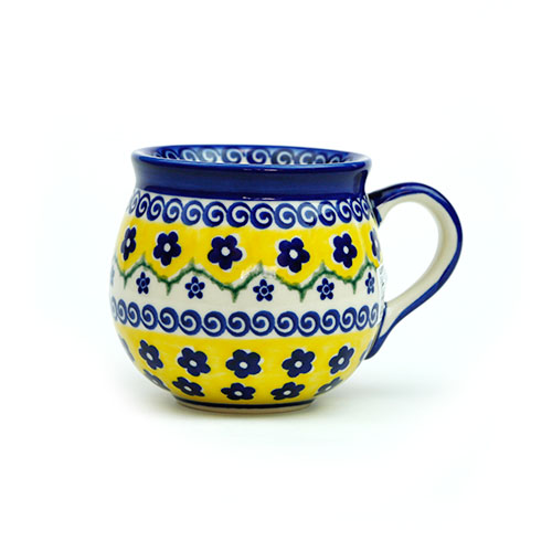 ポーランド陶器　ポーリッシュマグ・大