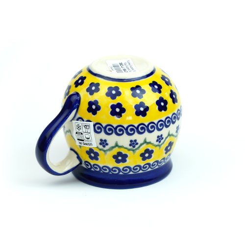 ポーランド陶器　ポーリッシュマグ・大