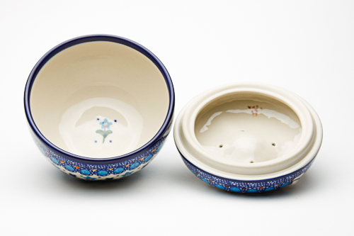 ポーリッシュポタリー＊りんごポット　V356-U624 楽天市場】りんごポット[V356-U624]【ポーリッシュポタリー[ポーランド