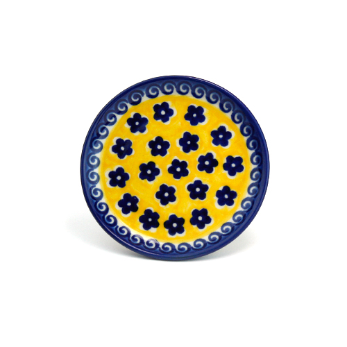 ポーランド陶器　平皿φ10cm