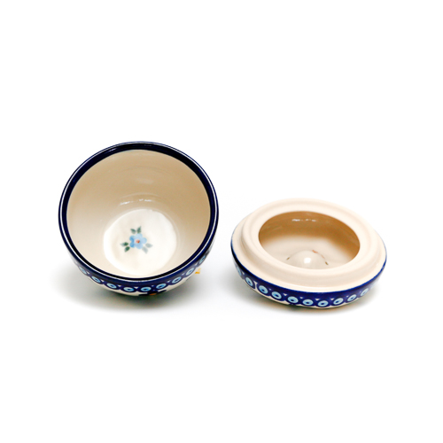 ポーランド陶器　ミニりんごポット