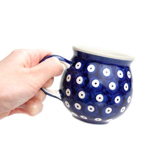 ポーランド陶器　ポーリッシュマグ・小