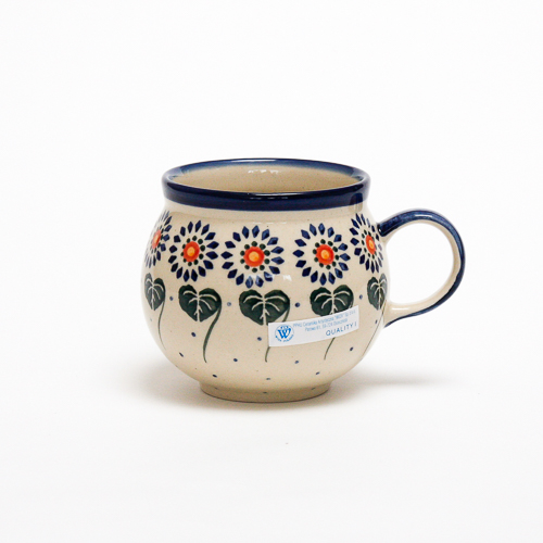 ポーランド陶器　ポーリッシュマグ・大