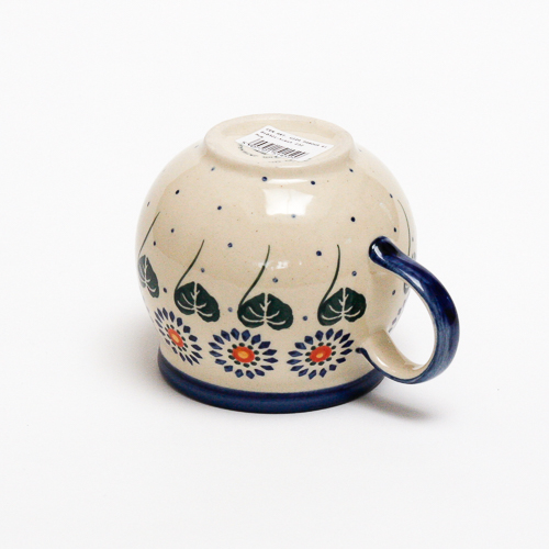 ポーランド陶器　ポーリッシュマグ・大