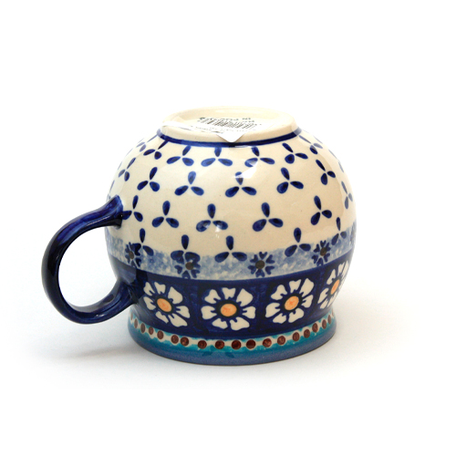 ポーランド陶器　ポーリッシュマグ・大