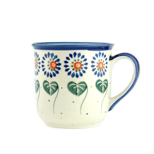 ポーランド陶器　マグカップ・大