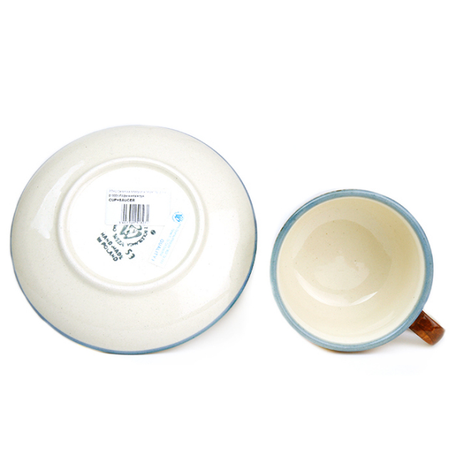 ポーランド陶器　カップ＆ソーサー