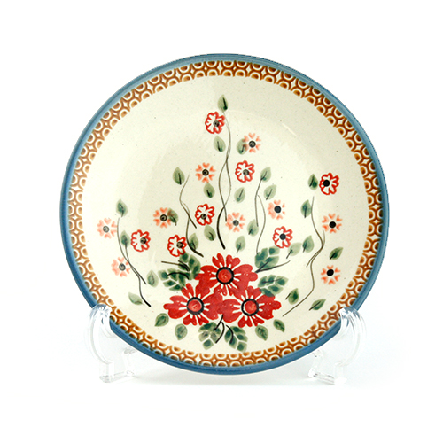 ポーランド陶器　平皿φ17cm