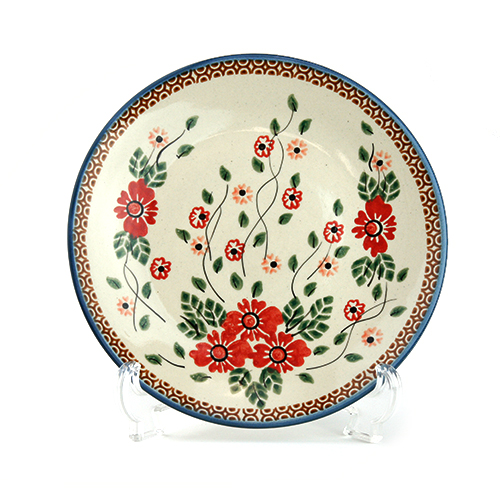 ポーランド陶器　平皿φ19cm