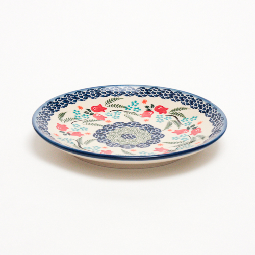 ポーランド陶器　平皿φ19cm