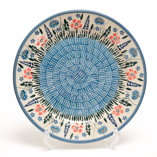 ポーランド陶器　ピザプレートφ25cm