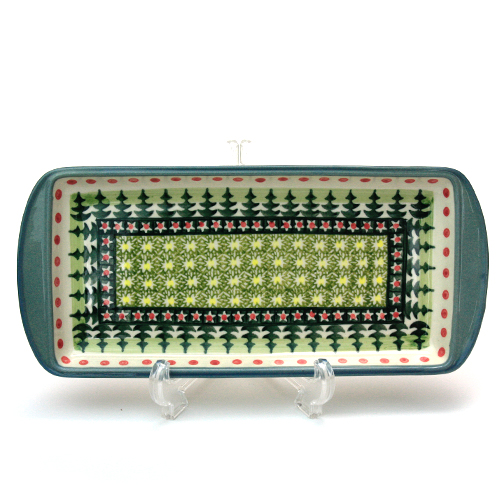 ポーランド陶器　スクエアプレート