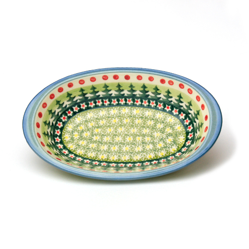 ポーランド陶器　オーブン皿