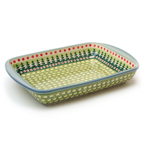 ポーランド陶器　オーブン皿