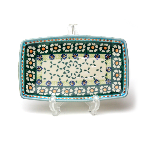 ポーランド陶器　スクエアディッシュ