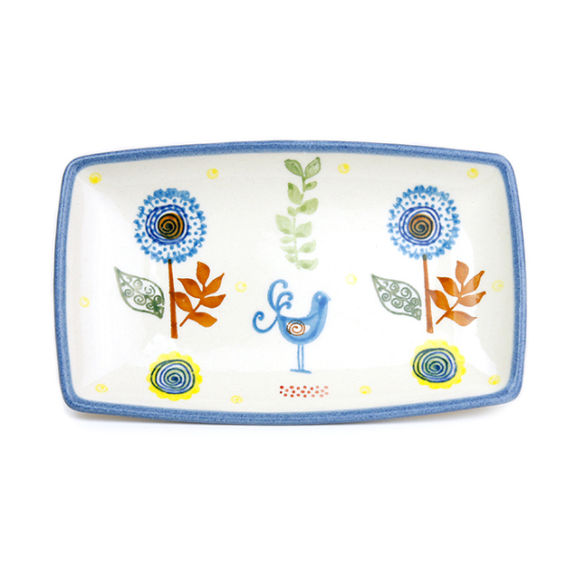 ポーランド陶器　スクエアディッシュ