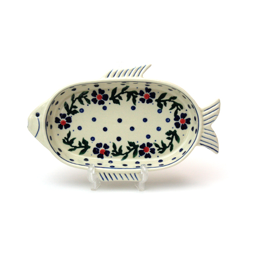 ポーランド陶器　おさかなディッシュ