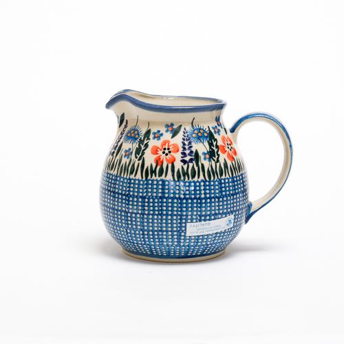 ポーランド陶器　ジャグ0.75L