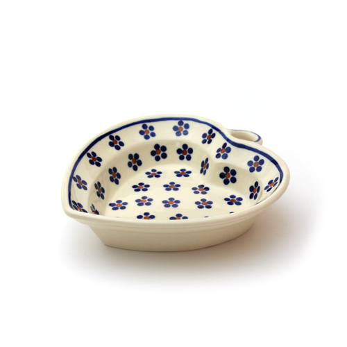 ポーランド陶器　ハートボウル