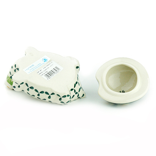 ポーランド陶器　タートルボックス