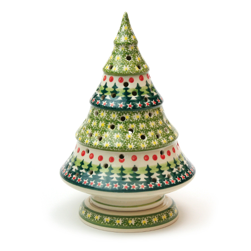 ポーランド陶器　クリスマスツリー