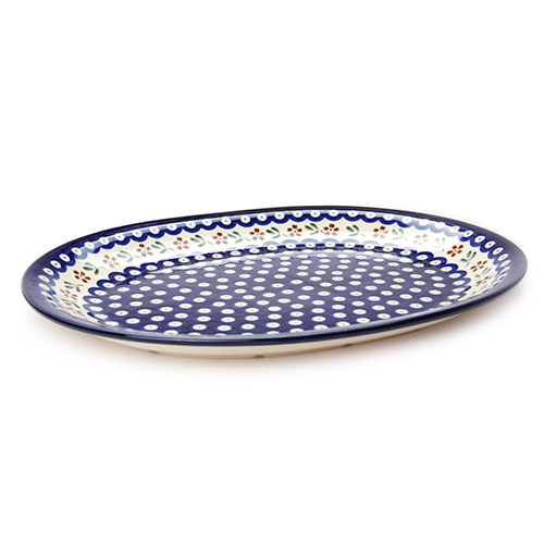 ポーランド陶器　オーバル大皿