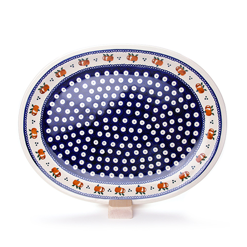 ポーランド陶器　オーバル大皿