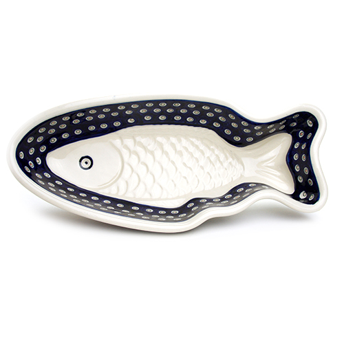 ポーランド陶器　おさかなボウル