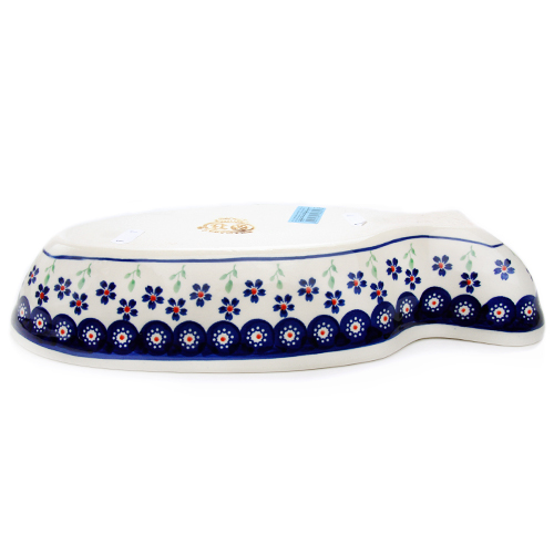 ポーランド陶器　おさかなボウル