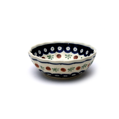 ポーランド陶器　菊鉢φ12cm