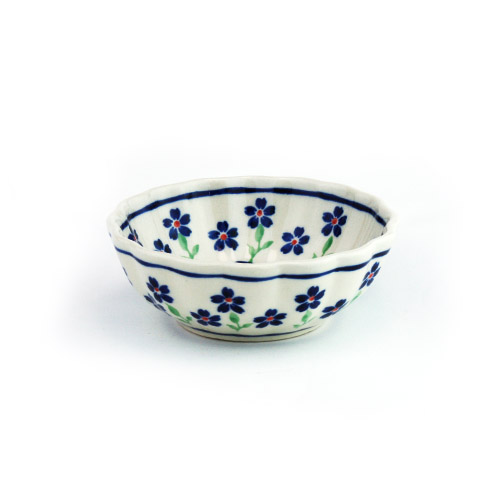 ポーランド陶器 菊鉢φ12cm