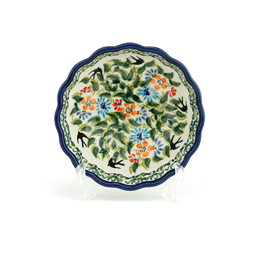 ポーランド陶器 菊鉢φ12cm