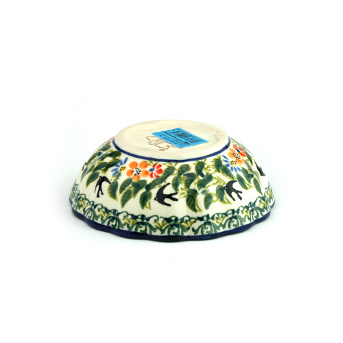 ポーランド陶器 菊鉢φ12cm