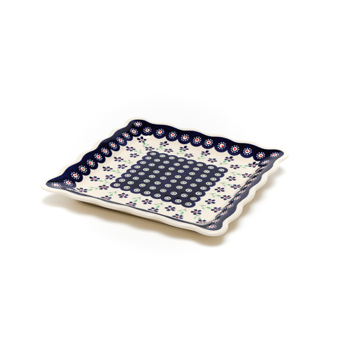 新品　ポーリッシュポタリー　ユニカット　スクエアプレート 新品 ポーリッシュポタリー ユニカット スクエアプレート