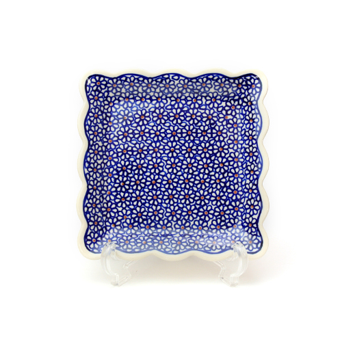 ポーランド陶器　スクエアプレート