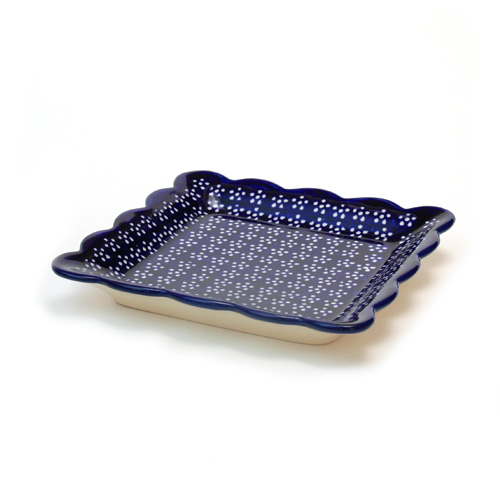 ポーランド陶器　スクエアプレート