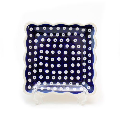 ポーランド陶器　スクエアプレート