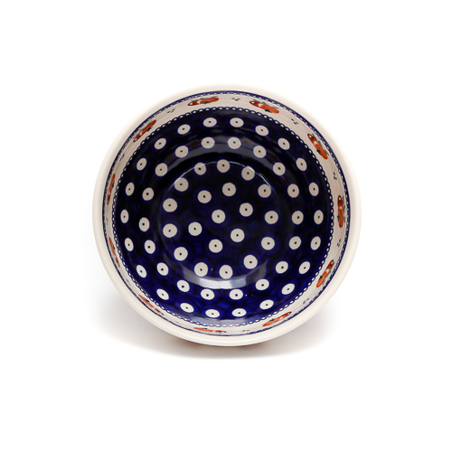 ポーリッシュポタリー, ボウル, ポーランド, 食器, 小鉢 ヌードルボウル（φ15.5cm）ポーリッシュポタリー(ポーランド食器)