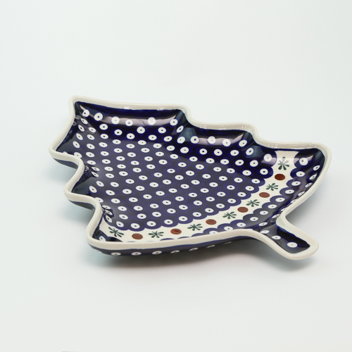 ポーランド陶器　ツリープレート